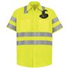 Men's High Visibility Safety Short Sleeve Work Shirt Thumbnail