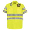 Men's High Visibility Safety Short Sleeve Work Shirt Thumbnail