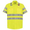 Men's High Visibility Safety Short Sleeve Work Shirt Thumbnail