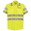 Men's High Visibility Safety Short Sleeve Work Shirt Thumbnail