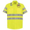 Men's High Visibility Safety Short Sleeve Work Shirt Thumbnail