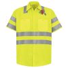 Men's High Visibility Safety Short Sleeve Work Shirt Thumbnail