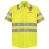 Men's High Visibility Safety Short Sleeve Work Shirt Thumbnail