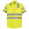 Men's High Visibility Safety Short Sleeve Work Shirt Thumbnail