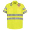 Men's High Visibility Safety Short Sleeve Work Shirt Thumbnail