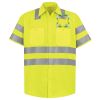 Men's High Visibility Safety Short Sleeve Work Shirt Thumbnail