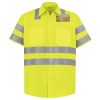 Men's High Visibility Safety Short Sleeve Work Shirt Thumbnail
