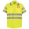 Men's High Visibility Safety Short Sleeve Work Shirt Thumbnail