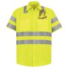 Men's High Visibility Safety Short Sleeve Work Shirt Thumbnail