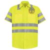 Men's High Visibility Safety Short Sleeve Work Shirt Thumbnail