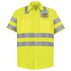 Men's High Visibility Safety Short Sleeve Work Shirt Thumbnail