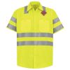 Men's High Visibility Safety Short Sleeve Work Shirt Thumbnail