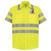 Men's High Visibility Safety Short Sleeve Work Shirt Thumbnail
