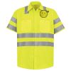 Men's High Visibility Safety Short Sleeve Work Shirt Thumbnail