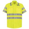 Men's High Visibility Safety Short Sleeve Work Shirt Thumbnail