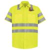 Men's High Visibility Safety Short Sleeve Work Shirt Thumbnail