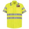 Men's High Visibility Safety Short Sleeve Work Shirt Thumbnail