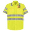 Men's High Visibility Safety Short Sleeve Work Shirt Thumbnail