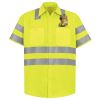 Men's High Visibility Safety Short Sleeve Work Shirt Thumbnail