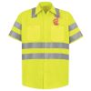 Men's High Visibility Safety Short Sleeve Work Shirt Thumbnail