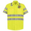 Men's High Visibility Safety Short Sleeve Work Shirt Thumbnail