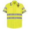 Men's High Visibility Safety Short Sleeve Work Shirt Thumbnail