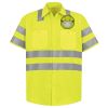 Men's High Visibility Safety Short Sleeve Work Shirt Thumbnail