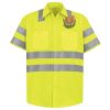 Men's High Visibility Safety Short Sleeve Work Shirt Thumbnail