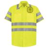 Men's High Visibility Safety Short Sleeve Work Shirt Thumbnail