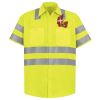 Men's High Visibility Safety Short Sleeve Work Shirt Thumbnail