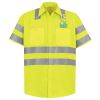 Men's High Visibility Safety Short Sleeve Work Shirt Thumbnail