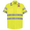 Men's High Visibility Safety Short Sleeve Work Shirt Thumbnail