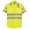 Men's High Visibility Safety Short Sleeve Work Shirt Thumbnail