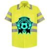 Men's High Visibility Safety Short Sleeve Work Shirt Thumbnail