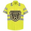 Men's High Visibility Safety Short Sleeve Work Shirt Thumbnail