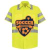 Men's High Visibility Safety Short Sleeve Work Shirt Thumbnail