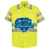 Men's High Visibility Safety Short Sleeve Work Shirt Thumbnail