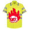 Men's High Visibility Safety Short Sleeve Work Shirt Thumbnail