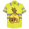 Men's High Visibility Safety Short Sleeve Work Shirt Thumbnail