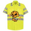 Men's High Visibility Safety Short Sleeve Work Shirt Thumbnail