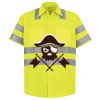 Men's High Visibility Safety Short Sleeve Work Shirt Thumbnail