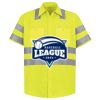 Men's High Visibility Safety Short Sleeve Work Shirt Thumbnail