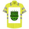Men's High Visibility Safety Short Sleeve Work Shirt Thumbnail