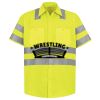 Men's High Visibility Safety Short Sleeve Work Shirt Thumbnail