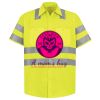 Men's High Visibility Safety Short Sleeve Work Shirt Thumbnail