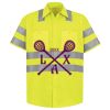 Men's High Visibility Safety Short Sleeve Work Shirt Thumbnail