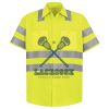 Men's High Visibility Safety Short Sleeve Work Shirt Thumbnail