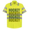 Men's High Visibility Safety Short Sleeve Work Shirt Thumbnail