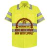 Men's High Visibility Safety Short Sleeve Work Shirt Thumbnail