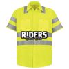 Men's High Visibility Safety Short Sleeve Work Shirt Thumbnail